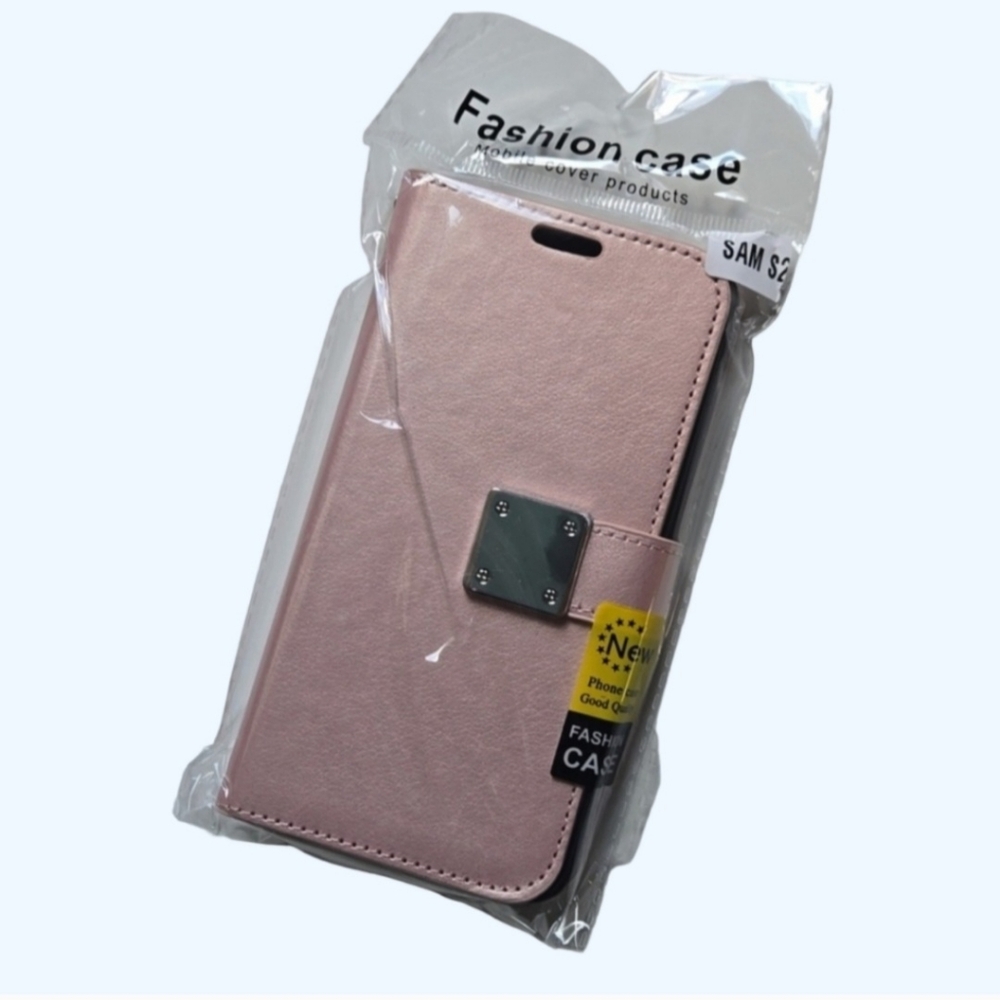 Samsung S24 Pink Wallet Case-Gently Used